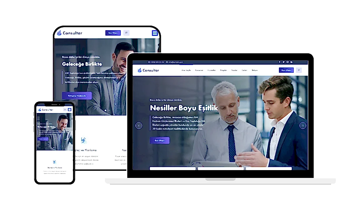 Kurumsal Firma Web Sitesi V8