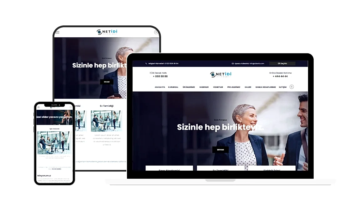 Kurumsal Firma Web Sitesi V18