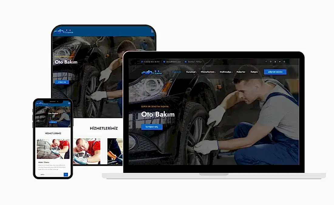 Oto Servis Web Sitesi