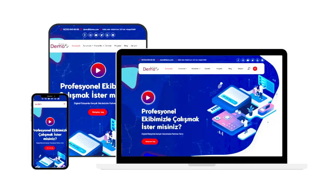 Kurumsal Firma Web Sitesi V5